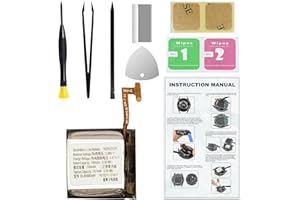 MAXSHARKS Replacement Battery for Galaxy Watch 4 (40mm) & Galaxy Watch 4 Classic (42mm), EB-BR880ABY Battery for SM-R860 & SM-R880, with Repair Tools & Instruction