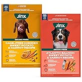 Jinx Premium Grain-Free Dry Dog Food Bundle - Chicken & Salmon - 4lb Each