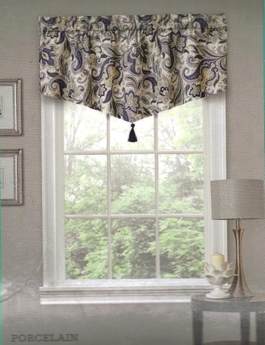 Amazon Com Traditions By Waverly Rustic Retreat Ascot Valance