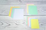 Exacompta Ref 13653E 12 Boxes 100 Squared 5x5 Perforated Index Cards 125x200mm view 6