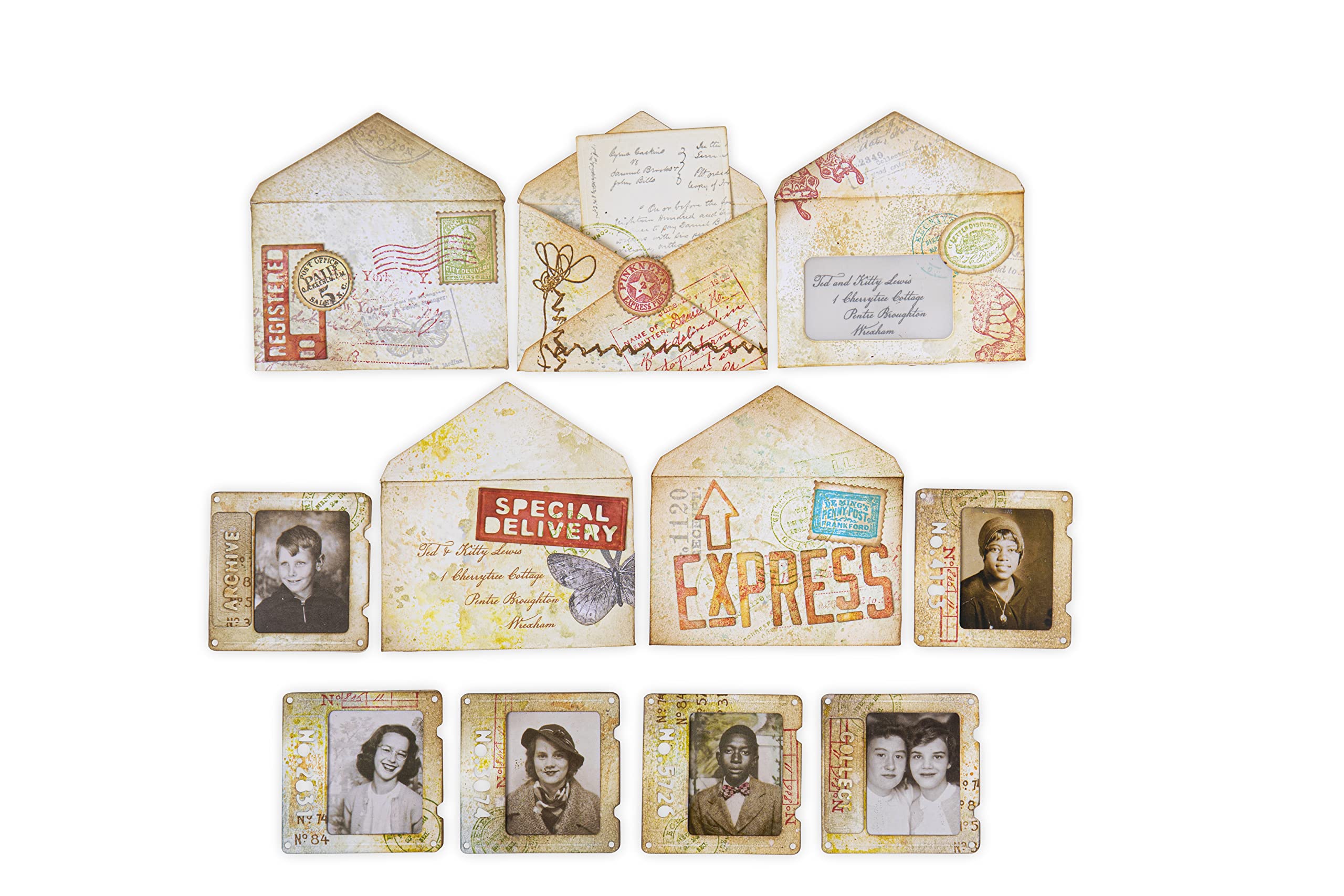 Sizzix Thinlits Die Set 54PK Specimen by Tim Holtz | 665930 | Chapter 3 2022