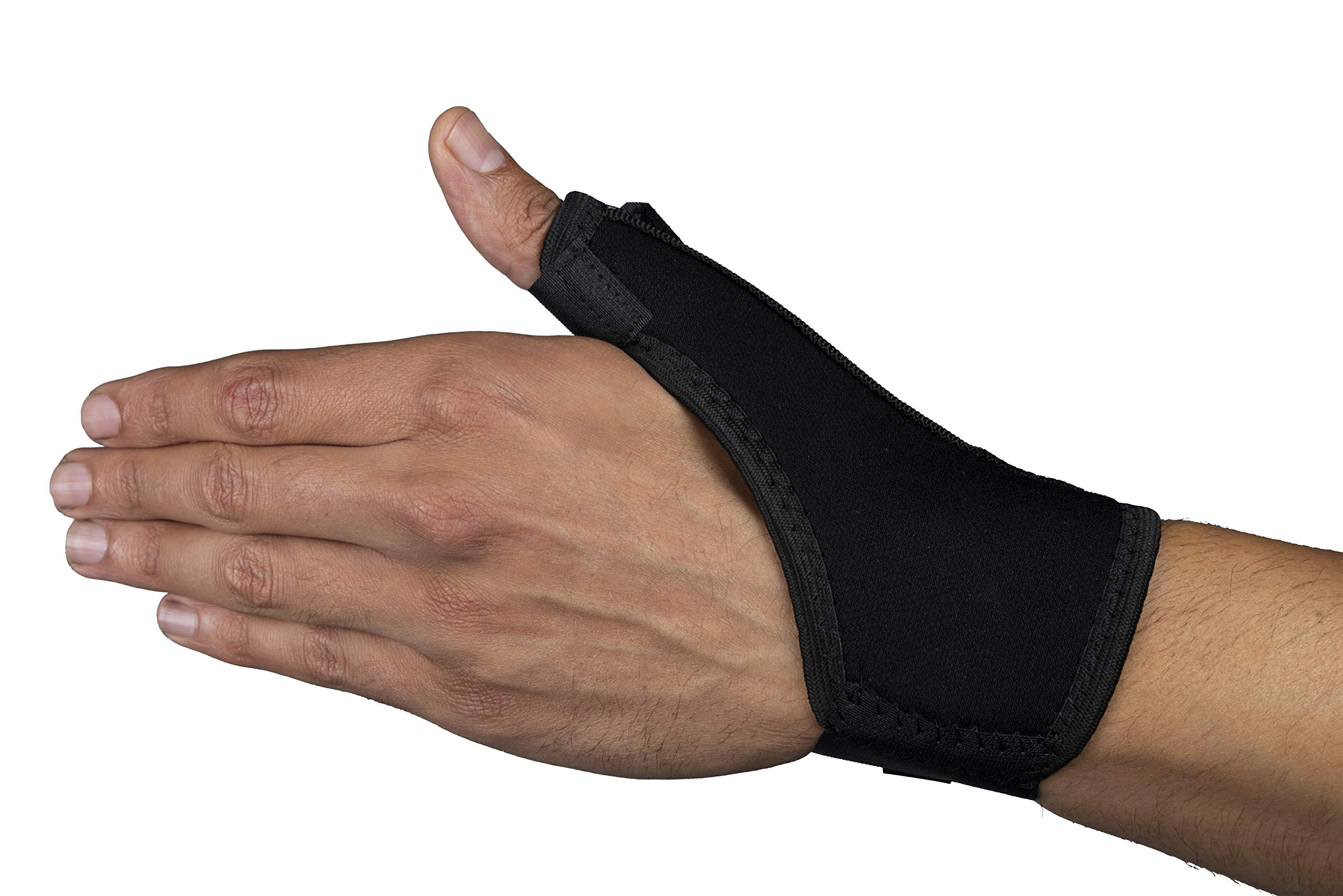 PRO 11 WELLBEING Thumb Splint For RSI, Arthritis, Carpal Tunnel And Tendonitis Fits Left Or Right Hand ((L (Pack of 1))