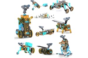 HECHIFY STEM 25-in-1 Education Solar Power STEM Toys for Boys Age 8-12, Science Kits Robots Toys for Ages 8-13, Building Toys Robotics Experiment Set Birthday Gifts for Kids 8 9 10 11 12 13 Years Old