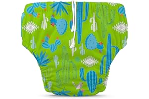 Charlie Banana 2-in-1 Swim Diaper & Training Pants Cactus Verde Large, 1.0 count