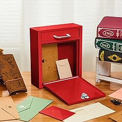 Yaocom Locking Mailbox with Key for Outdoor 10 x 7