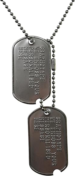 dog tag style