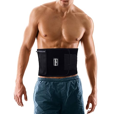 DYNMC you Fitnessgürtel, Premium Bauchweggürtel zur Fettverbrennung durch schnelles Schwitzen, Schwitzgürtel beschleunigt den