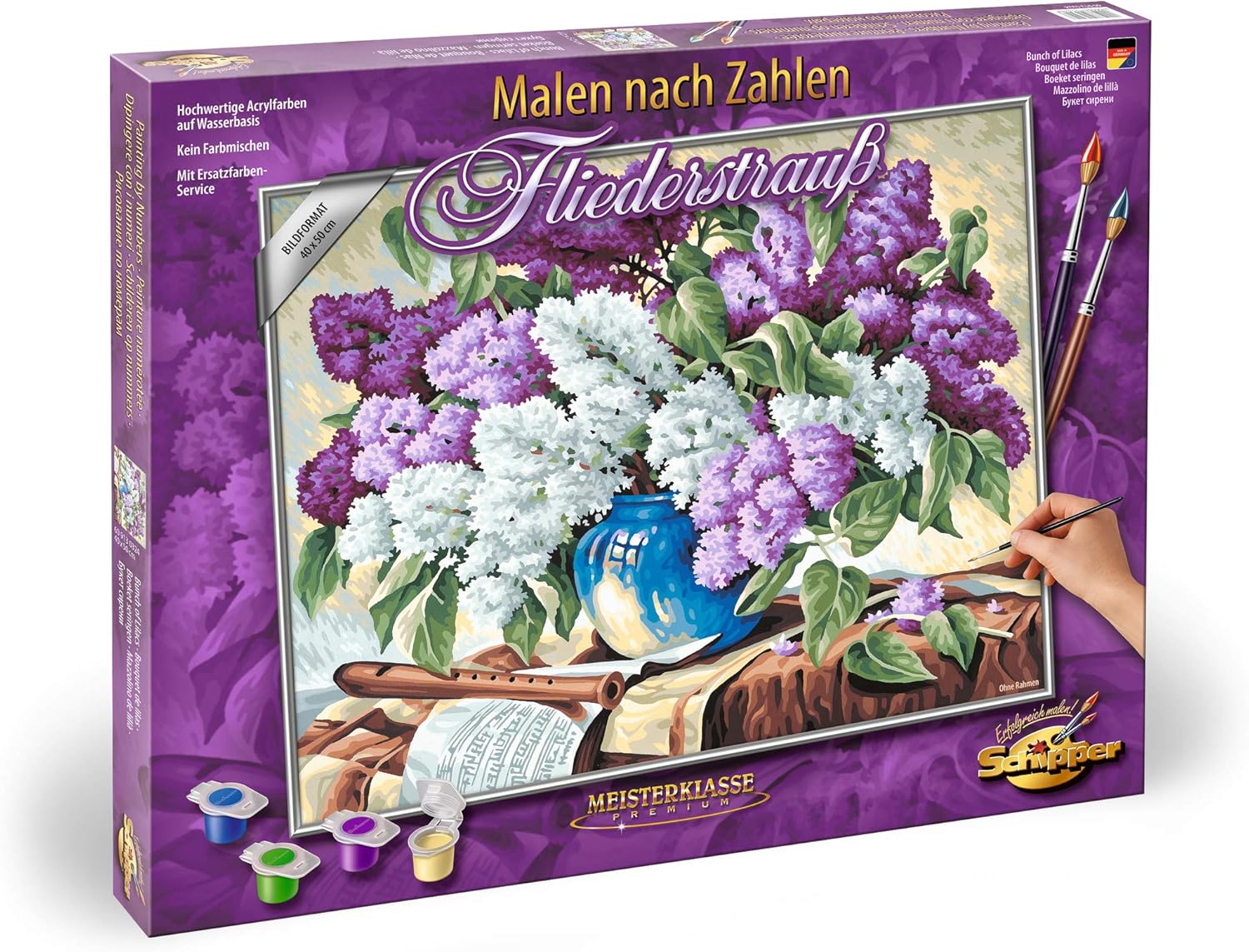 Schipper "Bouquet of Lilacs Paint by Numbers" Painting Set (Multi