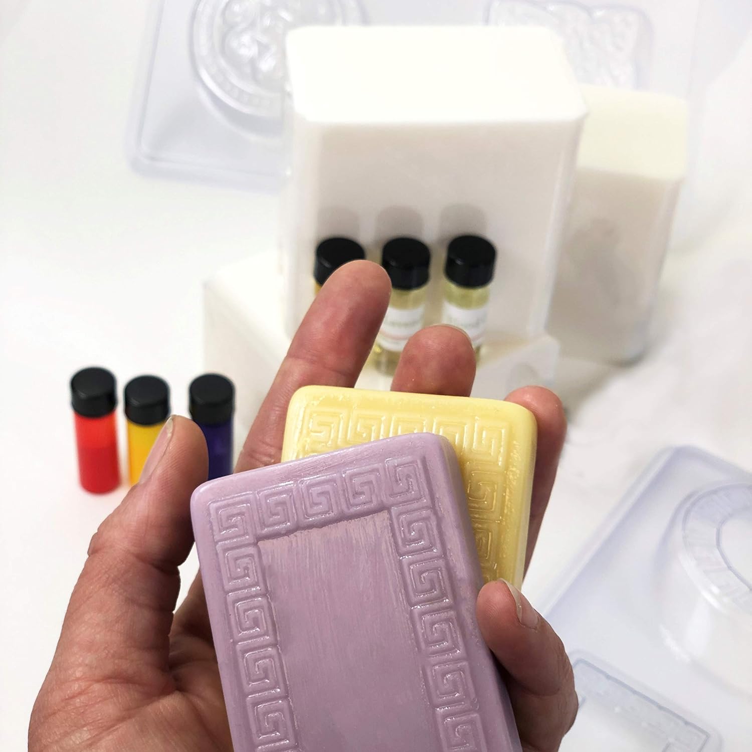 DIY Cocoa Butter Soap Making Kit - Learn How to Craft Custom Scented and Dyed Soap Bars: Beauty