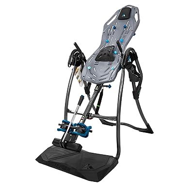 Teeter FitSpine LX9 Inversion Table, Deluxe Easy-to-Reach Ankle Lock, Back Pain Relief Kit, FDA-Registered