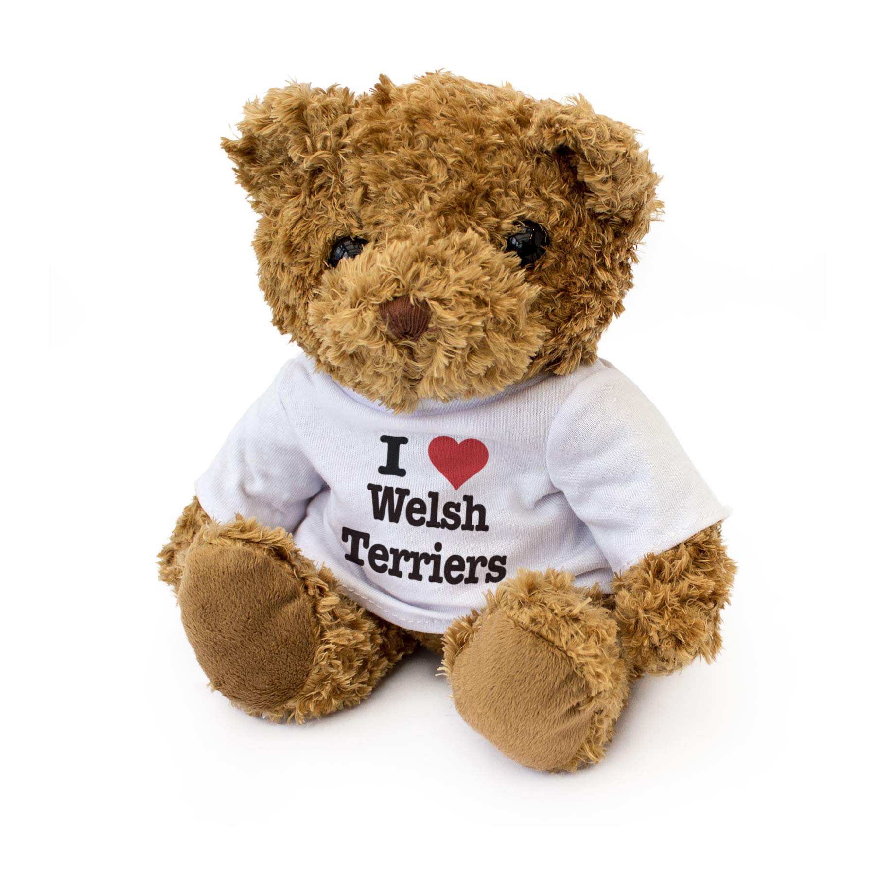 I LOVE WELSH TERRIERS - Teddy Bear - Cute Soft Cuddly - Dog Gift Present