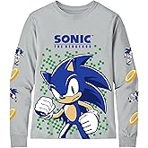 SEGA Sonic The Hedgehog Little & Big Boys Long Sleeve Shirt