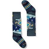 Smartwool Unisex Kids Wintersport Full Cushion Mountain Moose Pattern Over the Calf Socks (Toddler/Little Kid/Big Kid)