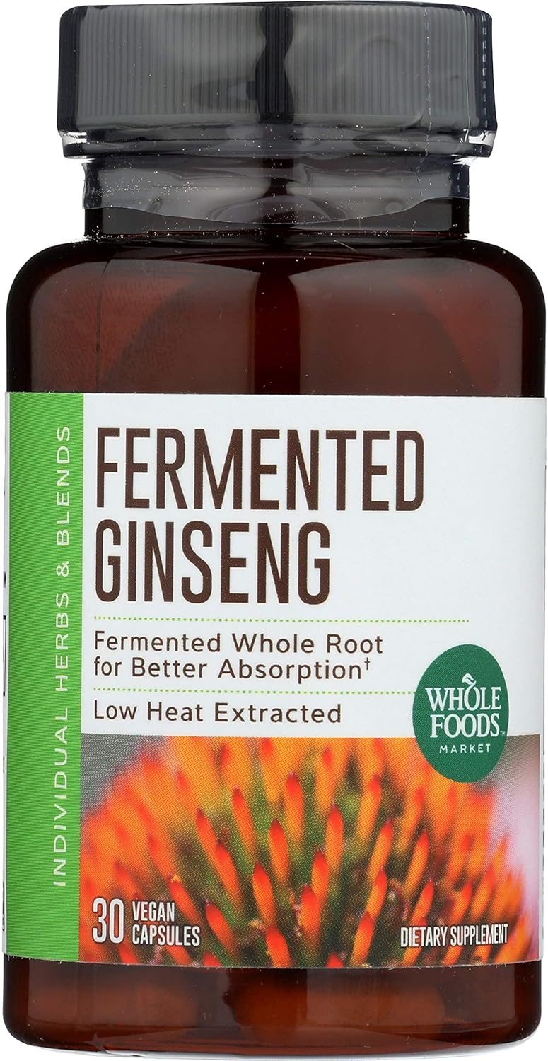 Whole Foods Market, Fermented Ginseng, 30 ct Prime Pantry