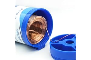 YEZHET Copper Wire 20 Gauge, 99.9% Pure Soft, 360 ft Roll, 1.2 lb Dispenser for Jewelry Making, Electroculture Gardening, DIY, Beading, Science Projects