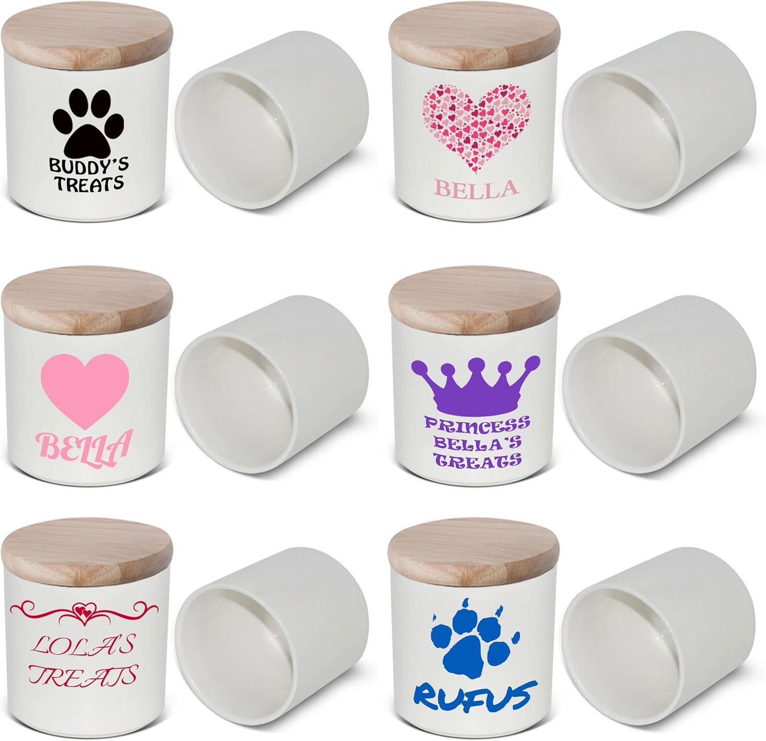 Personalised Dog Treat Jar for Dogs Amazon.co.uk Pet Supplies