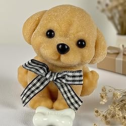 Handmade Taba Squishy Dog Toy, Realistic Silicone