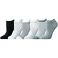 Amazon Essentials Women's Casual Low-Cut Socks, Lightweight, 6 Pairs