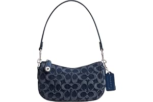 Coach Swinger Bag 20 in Signature Denim, LH/Deep Blue Multi