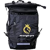Strength Pro Durable Jiu Jitsu Backpack - Waterproof Gi Pocket, Expandable Wet Compartment, Multi-Pocket MMA Gym Bag for BJJ, Boxing, and Martial Arts Gear