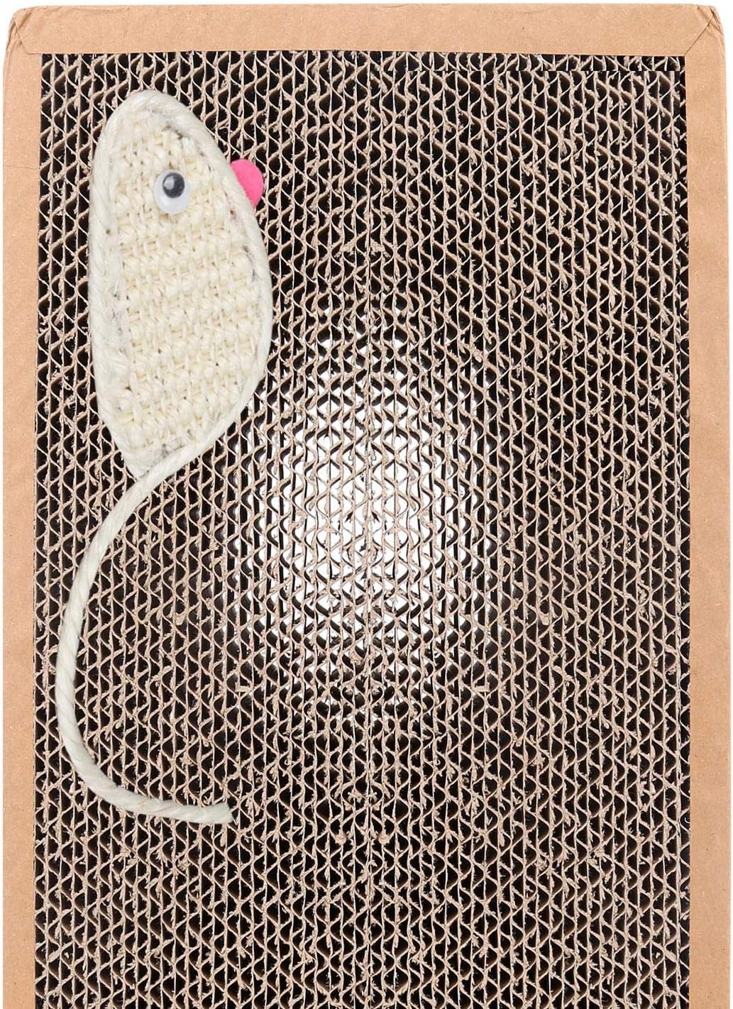 Nobleza - Cat Scratching Board with Sisal Play Kitten Scratch Corrugated Card Board with Free Catnip,(38 * 12.5 * 1.8) cm - Image 5