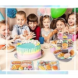 7 Pieces Cake Stand Set 3-Tier Cardboard Cupcake
