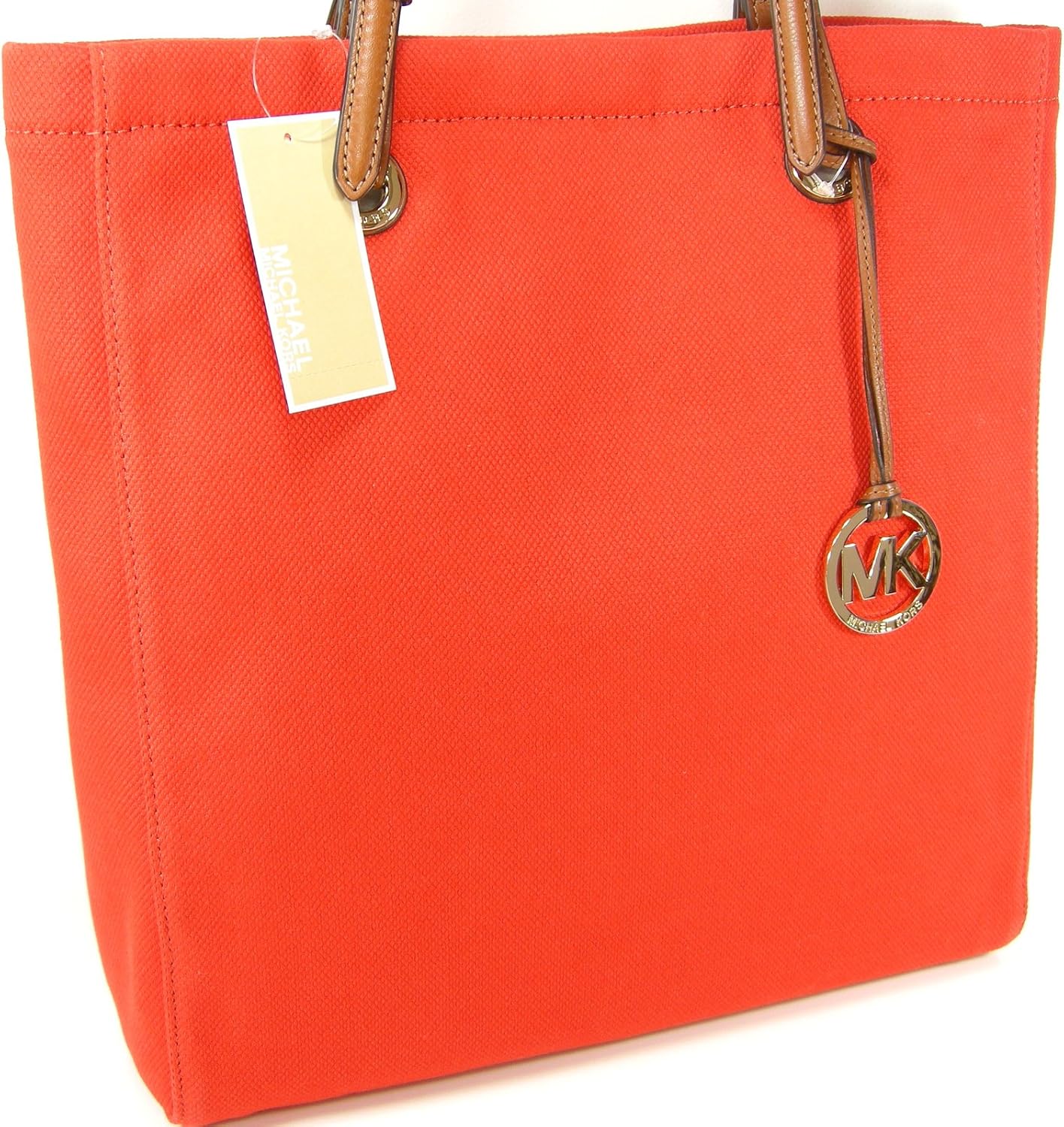 Michael Kors Logo Purse XL Tote Summer Mandarin Orange