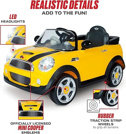 mini cooper power wheels battery