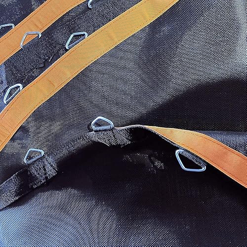 14ft Trampoline Mat Replacement | 150 Inch Diameter With 72 V-Rings For 5.5 Inch Springs | UV-Resistant Jumping Mat