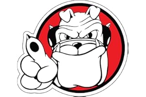CRAFTIQUE Georgia Bulldogs Magnet (HAIRY DAWG MAGNET (6",12"), 6 in)