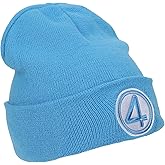 Bioworld The Fantastic Four: Final Steps Fantastic Four 4 Symbol Embroidery Acrylic Knit Standard Cuff Beanie