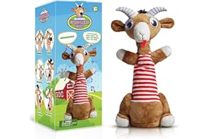 Gagster Screaming Goat Dancing Toy - Mimicking Toy for Kids - Toy That Repeats What You Say, Singing & Talking, Electronic Yodeling for Anyone Who Loves Talking Toy & Funny Gag Gifts