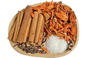 APRAGAZ Potpourri Simmer Pot Kit - Lily, Cinnamon Sticks, Clove and Spicy Vanilla Salt, Fall Scents Fragrance Stovetop Potpourri, Perfect Christmas Blend House Warming Hostess Gift(Autumn Spice)