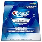 Crest 3D White Professional Effects Whitestrips Teeth Whitening Strips Kit, 20 Treatments