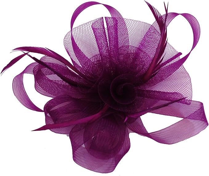 Gizzy Ladies Dark Cerise Pink Magenta Loops Flowers And