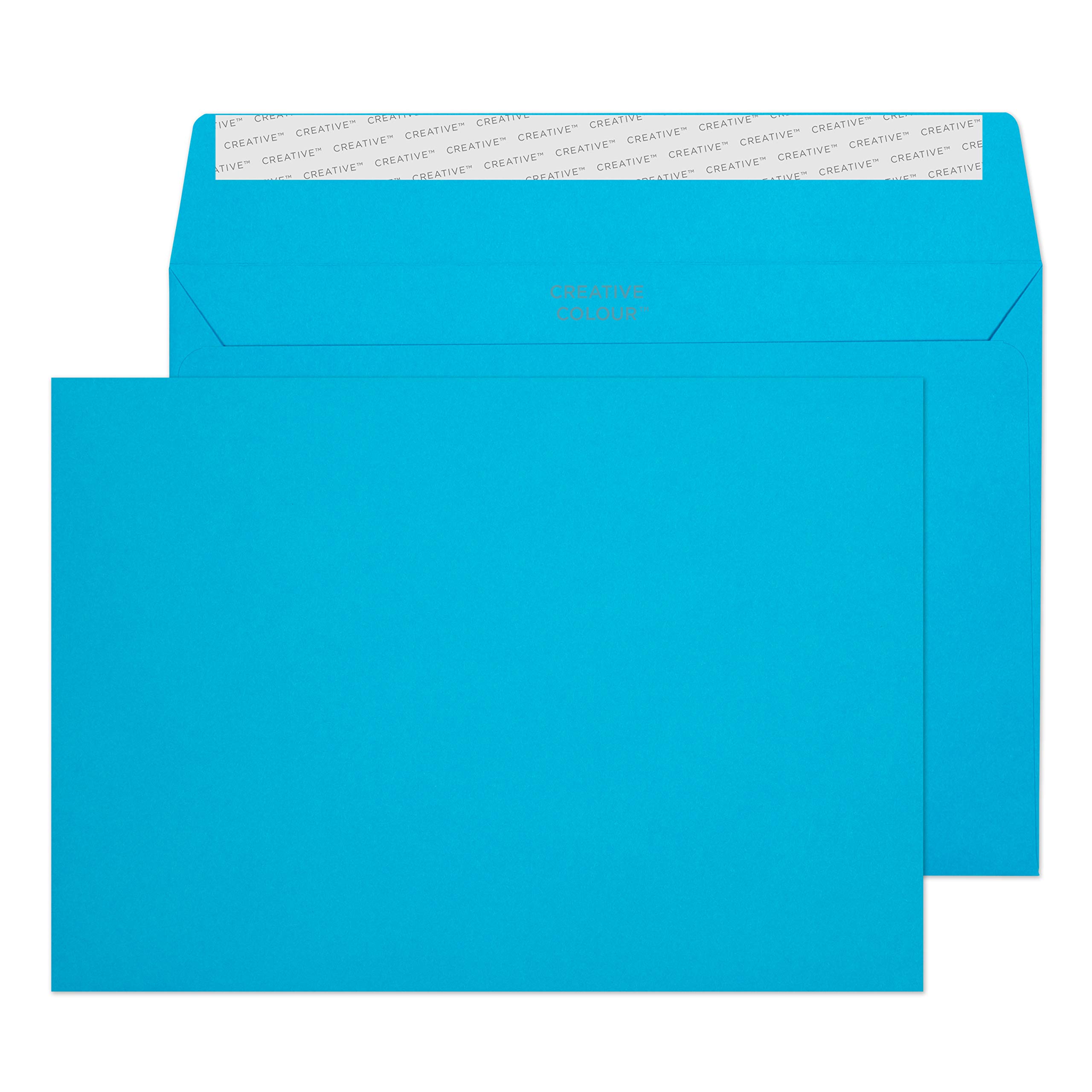 Blake Creative Colour C5 162 x 229 mm 120 gsm Peel & Seal Wallet Envelopes (45310) Caribbean Blue - Pack of 25