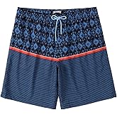 CoozySphere Mens Swimming Shorts 9 Inch Board Shorts Quick Dry Swimwear Mesh Lining Bathing Suit