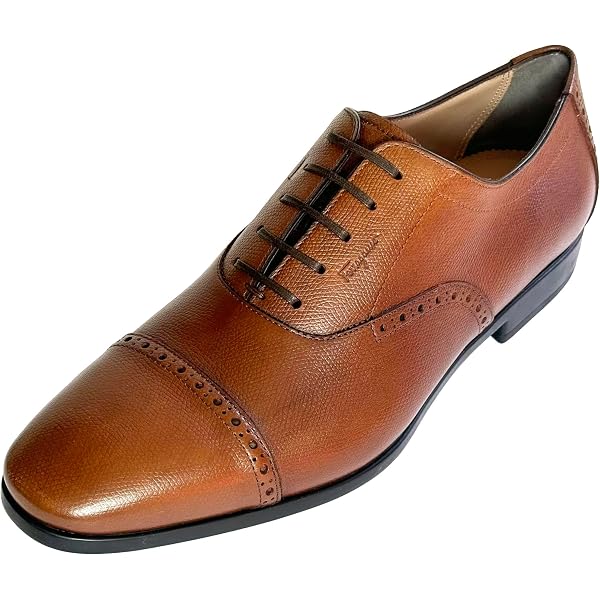 Amazon.com | Ferragamo Leather Seul Cap Toe Oxford Welted  display picture 1