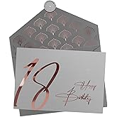 Joli Coon 18th Birthday card with premium envelope and wax seal - 18th birthday card for boys - 18th birthday card for girls