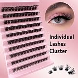 GGOKOK Wispy DIY Lash Extension Clusters 8-16mm D Curl Fluffy Individual Lashes view 6