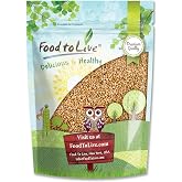 Food to Live Buckwheat Kasha, 3 Pounds &ndash; Grechka, Toasted Whole Groats, Made from Hulled Seeds, Kosher, Bulk. Rich in Dietary Fiber, Copper, Manganese, and Magnesium, Sirtfood