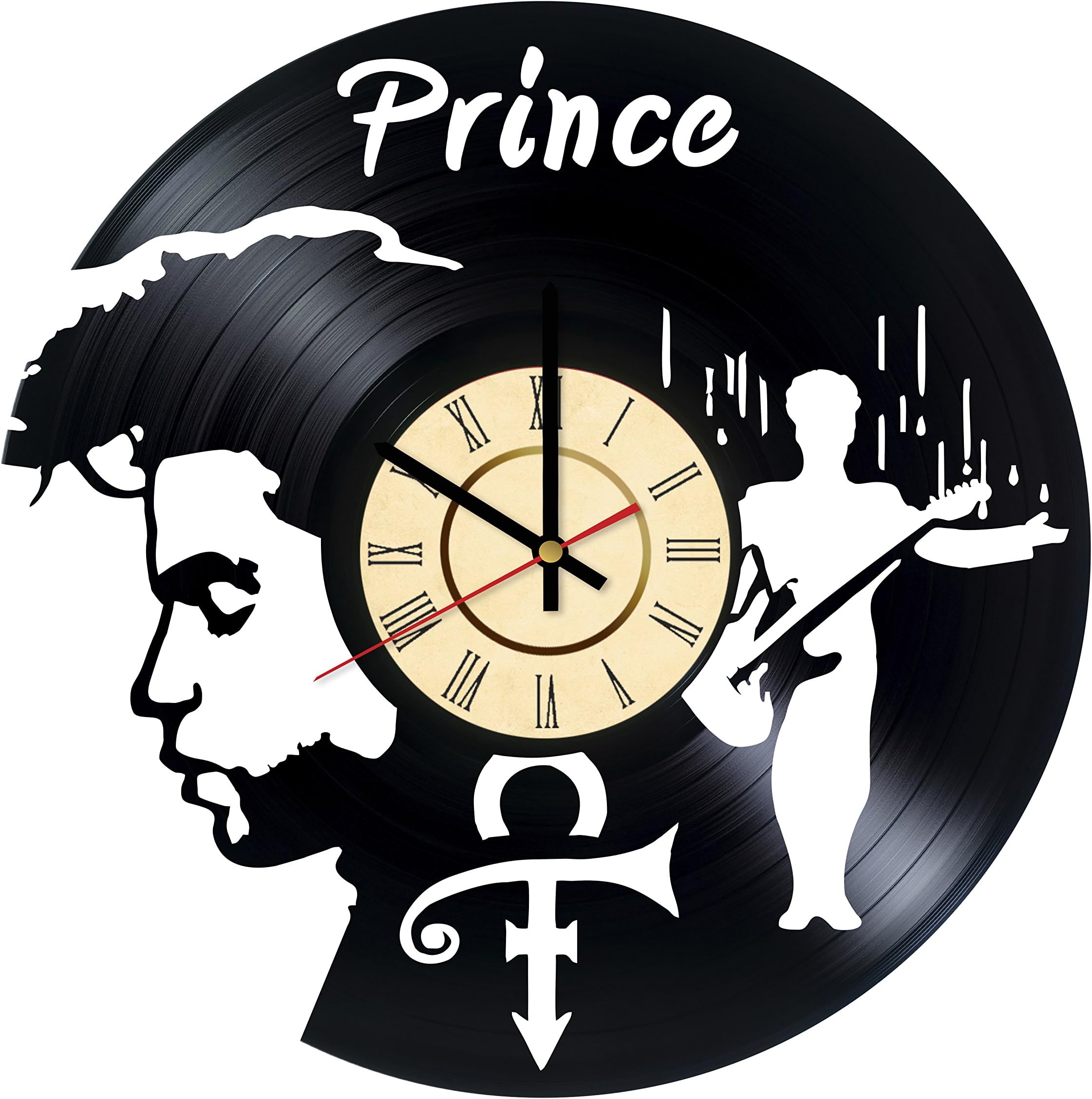 American Rock Singer Vinyl Record Wall Clock - Get unique Living Room wall decor - Gift ideas for men and women, parents - Music Unique Modern Art
