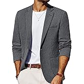 PJ PAUL JONES Mens Blazer Casual Sport Coats Lightweight One Button Suit Jacket for Summer