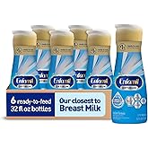 Enfamil Optimum (Enspire) Ready-to-Feed Baby Formula, 32 Fl Oz, 6 CT | Our Closest Infant Formula to Breast Milk, Brain-Building DHA, Dual HMO blend, Ready to feed formula