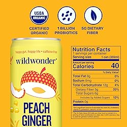 wildwonder Sparkling Probiotic Drink 12pk, For Gut