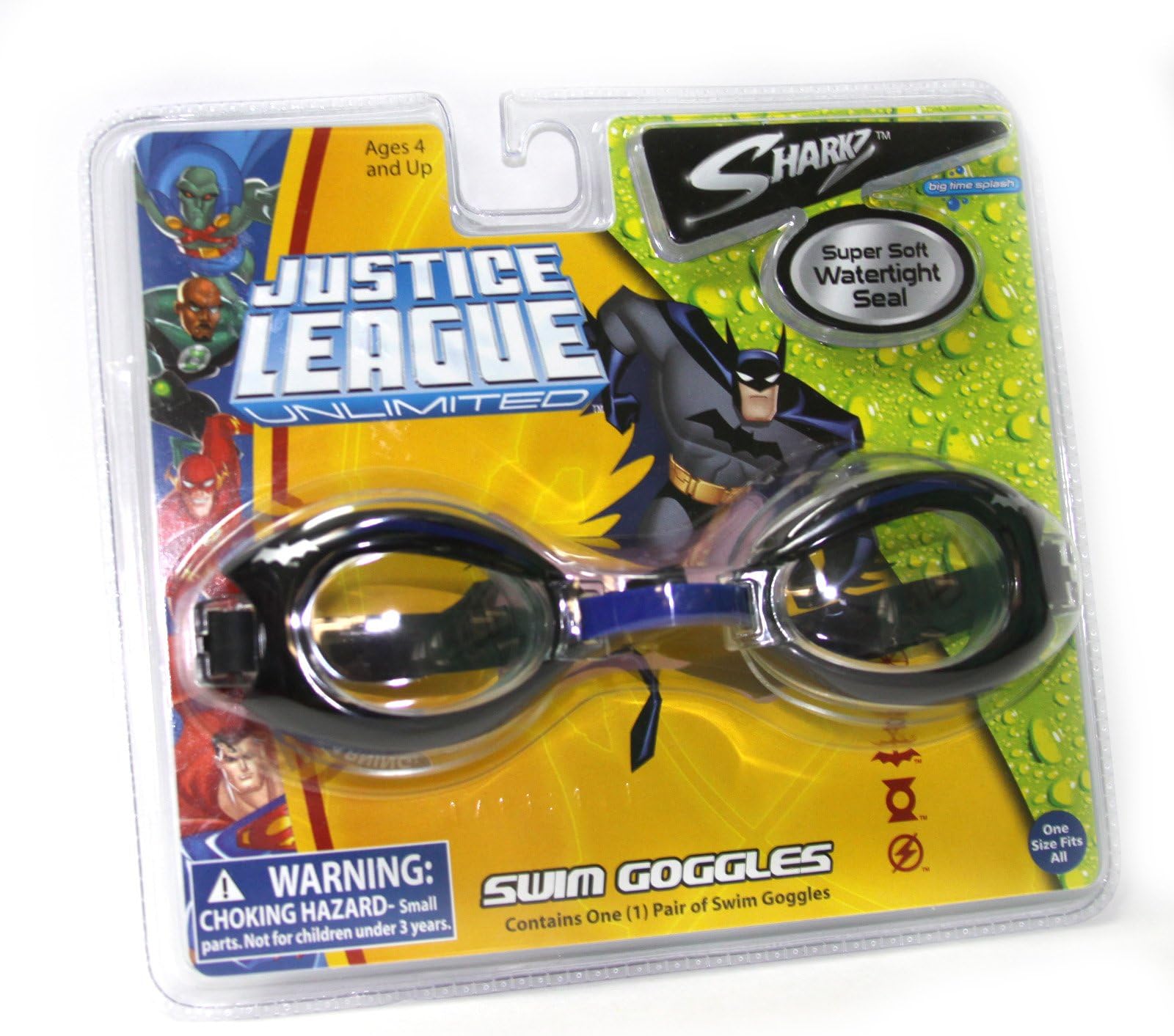 Justice League Super Soft Swim Goggles
