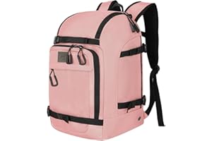 WOLT Ski Boot Bag Backpack - 50L Snowboard Boot Bag for Air Travel for Snow Boots, Ski Helmet, Gloves, Goggles, Skiing Gear