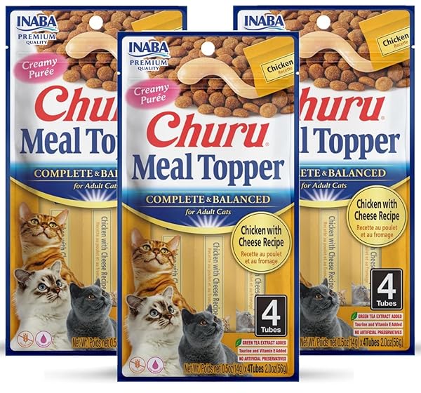 INABA CHURU MEAL TOPPER FOR CATS, COMPLETE &...