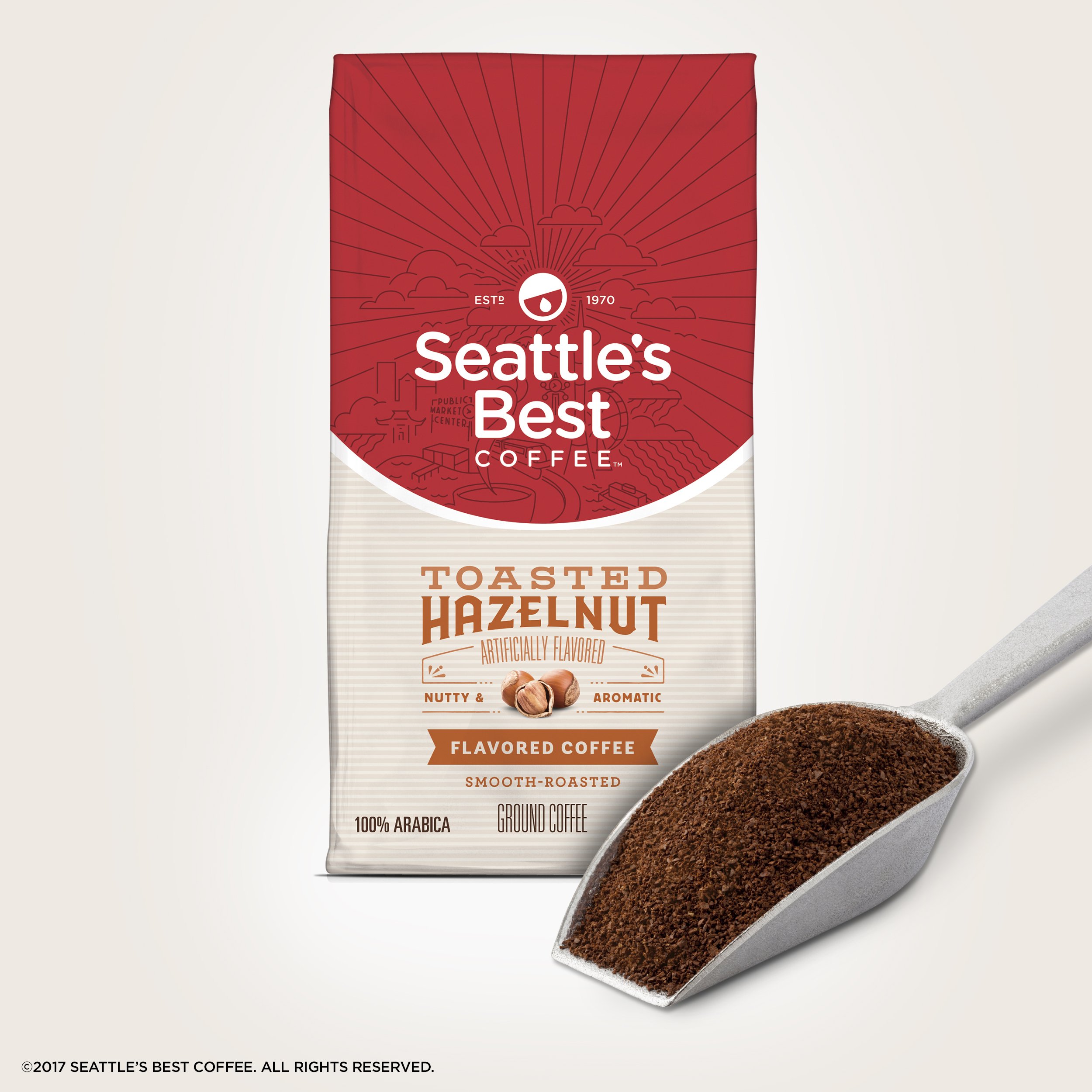 Seattle’s Best Coffee Toasted Hazelnut Flavored Medium Roast Ground