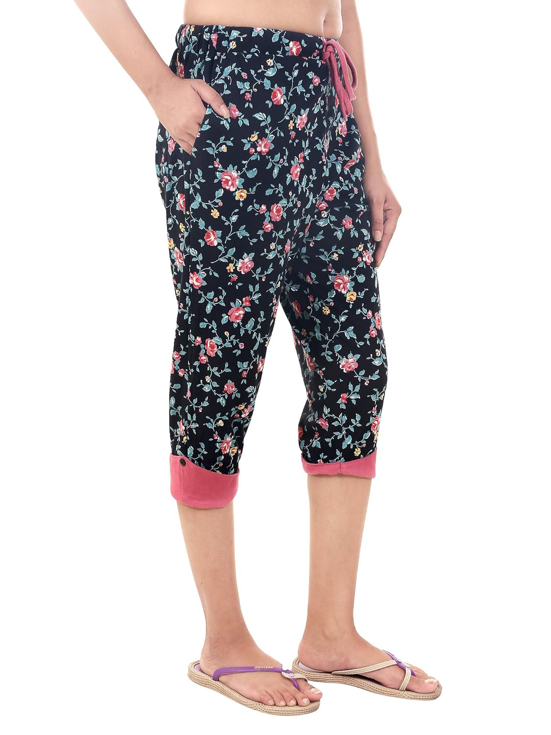 9teenagain women's hosiery night pyjama (black)